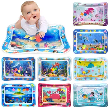 Inflatable Tummy Time Baby Play Mat ทารกเบาะน้ํา Early Educa...
