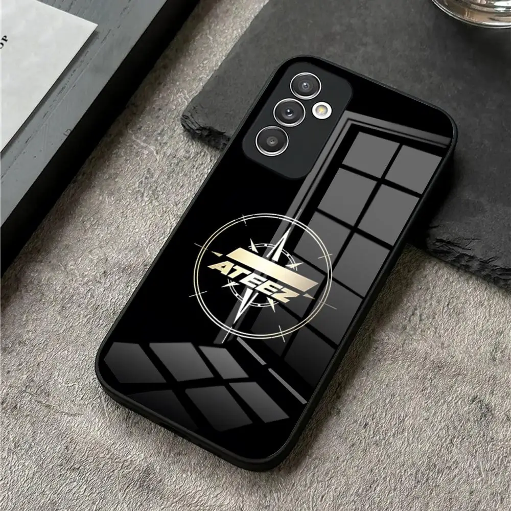 ATEEZ Kpop Phone Case For S24 Ultra Samsung S23 Fe S22 S20 S21 Plus Galaxy A54 A34 A24 A53 Note 20 Glass Cover