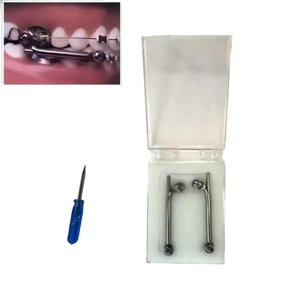 Orthodontic Herbst Appliance Telescopic Arm Springs Kit for Class 2 Bite Correction and Mandibular Advancement