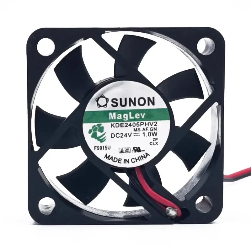 New Cooler Fan for SUNON 5CM 5015 DC24V 1.0W KDE2405PHV2 2-wire Magnetic Levitation Cooling Fan 50*50*15mm