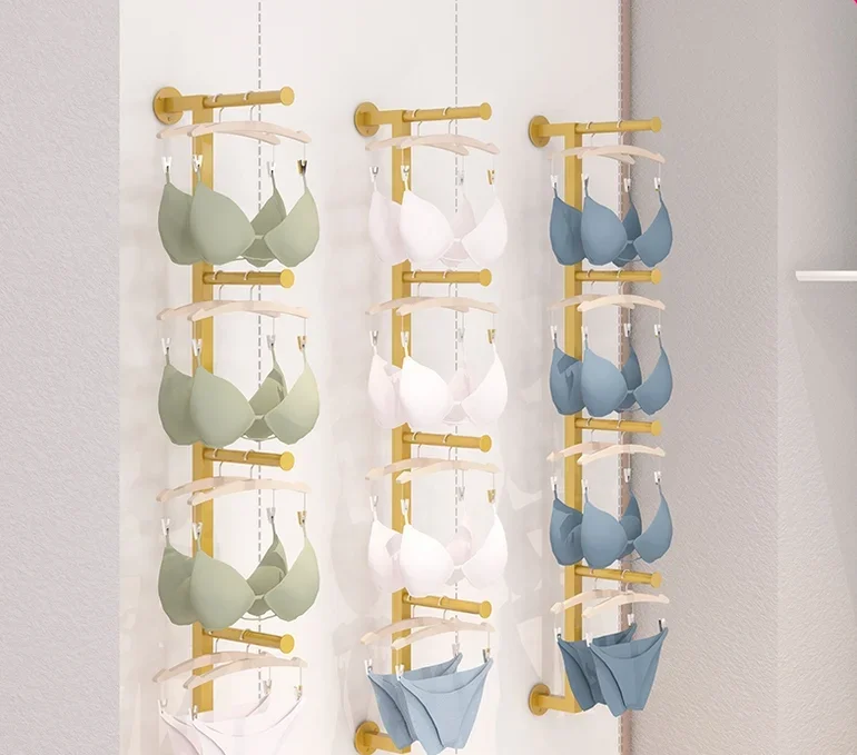 Wall type underwear hook bra rack underwear display  garment store bra shorts underwear rack subwall hanger