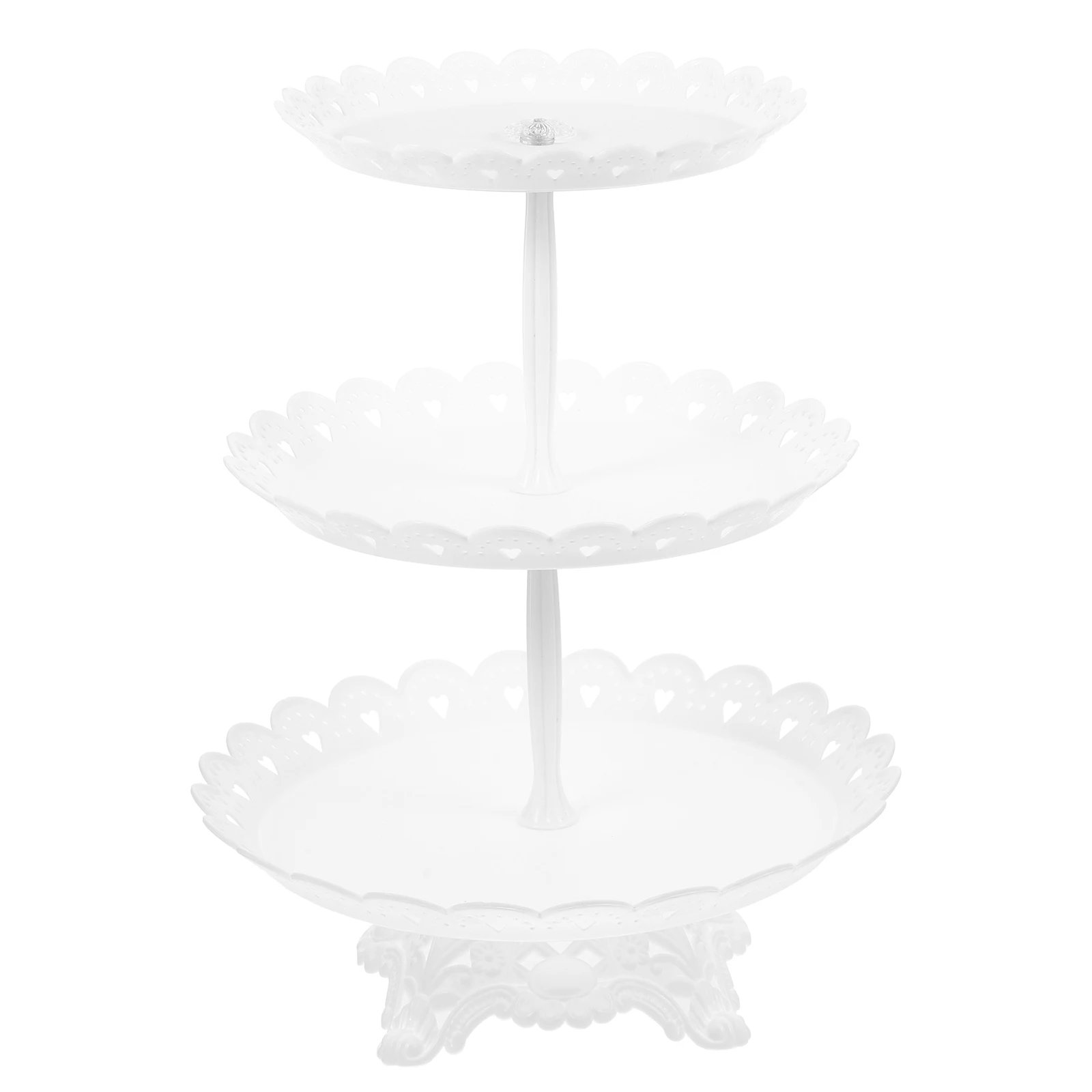 

Delicate Cake Stand Strong Structure Multilayer Serving Tray Perfect For Displaying Cakes Cupcakes Macarons Snacks