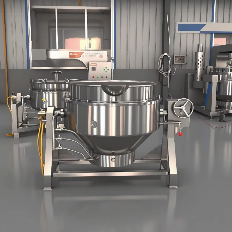 Stainless Auto Electric Agitating Soup Pot Commercial for Restaurant Industrial Use Custom