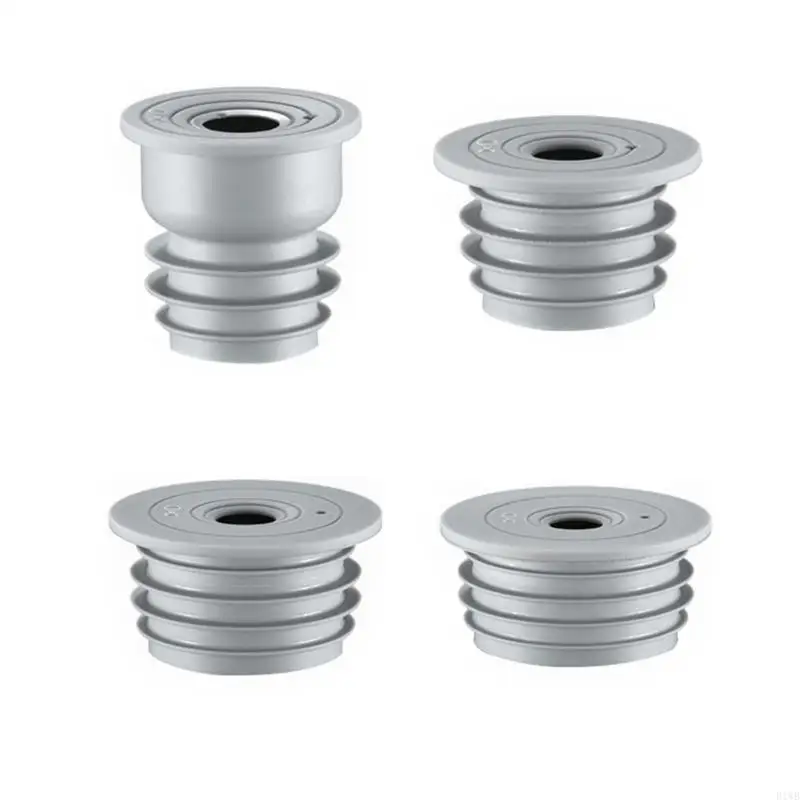 R1WB Tubo drenagem Mangueira Silicone Plug TPR Anel vedação esgoto cozinha anticorrosão
