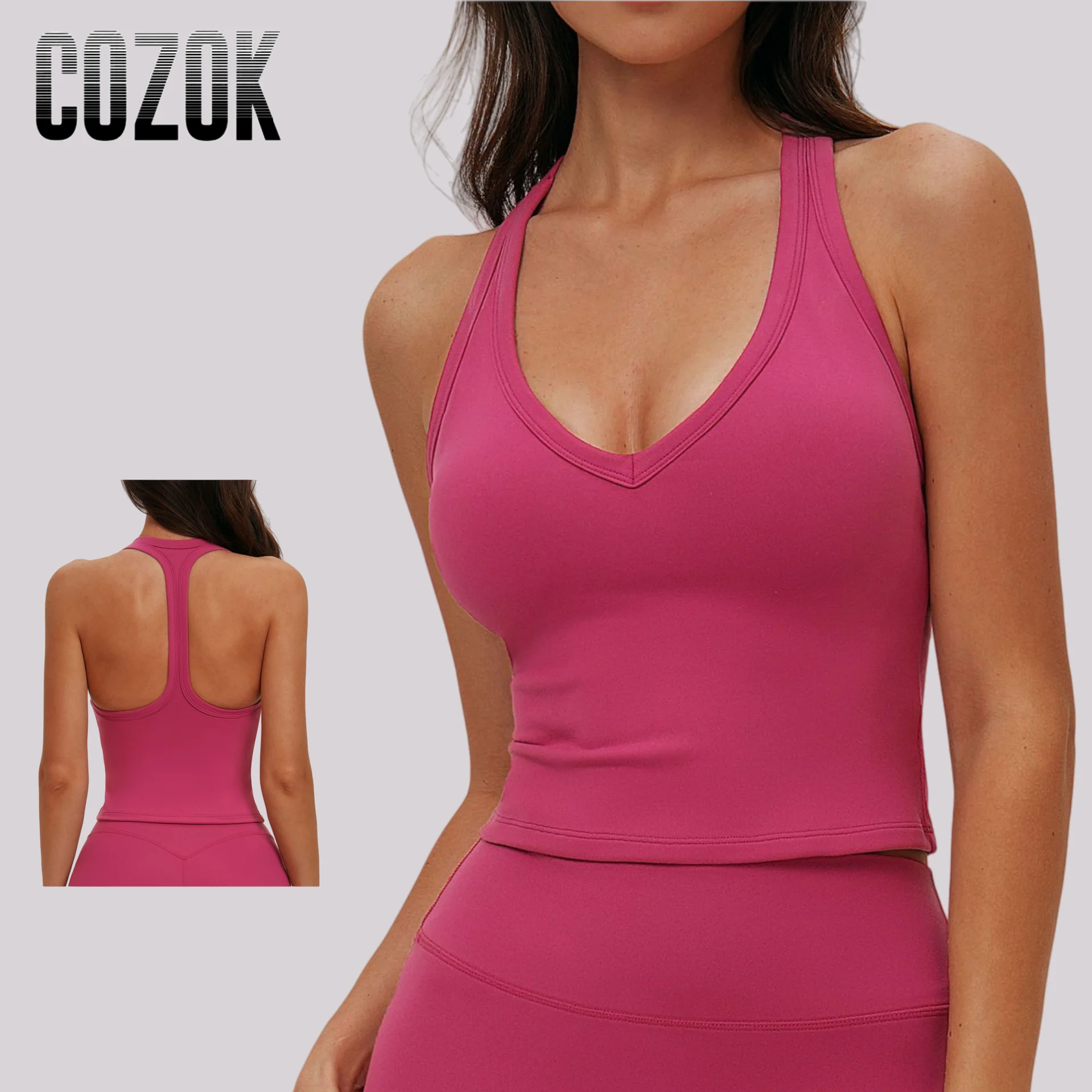 

Женский спортивный топ для йоги с вырезами на спине, сексуальный, для фитнеса, бега на открытом воздухе, облегающий, универсальный