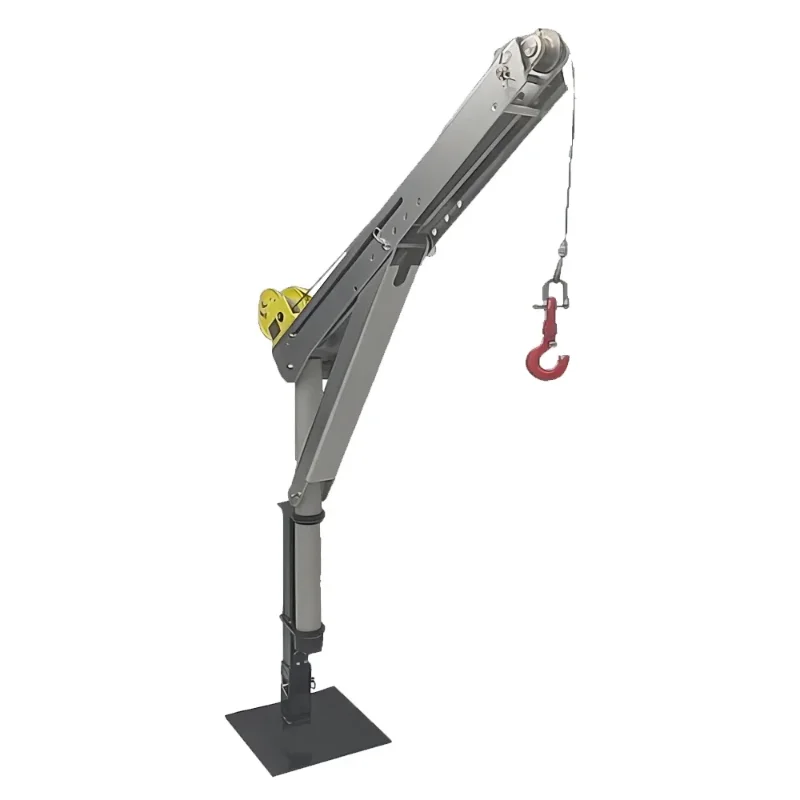 

Hot Sale CE Certified Mini Engine Crane 300kg/400kg/500kg Capacity for Roof Balcony Lifting Boat Pickup Small Household Cran
