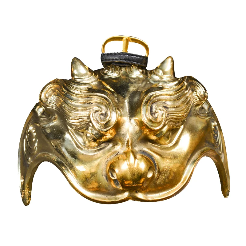 Chinese armor, armor accessories, shoulder swallowing belly swallowing armor accessories, tiger head and dragon head armor