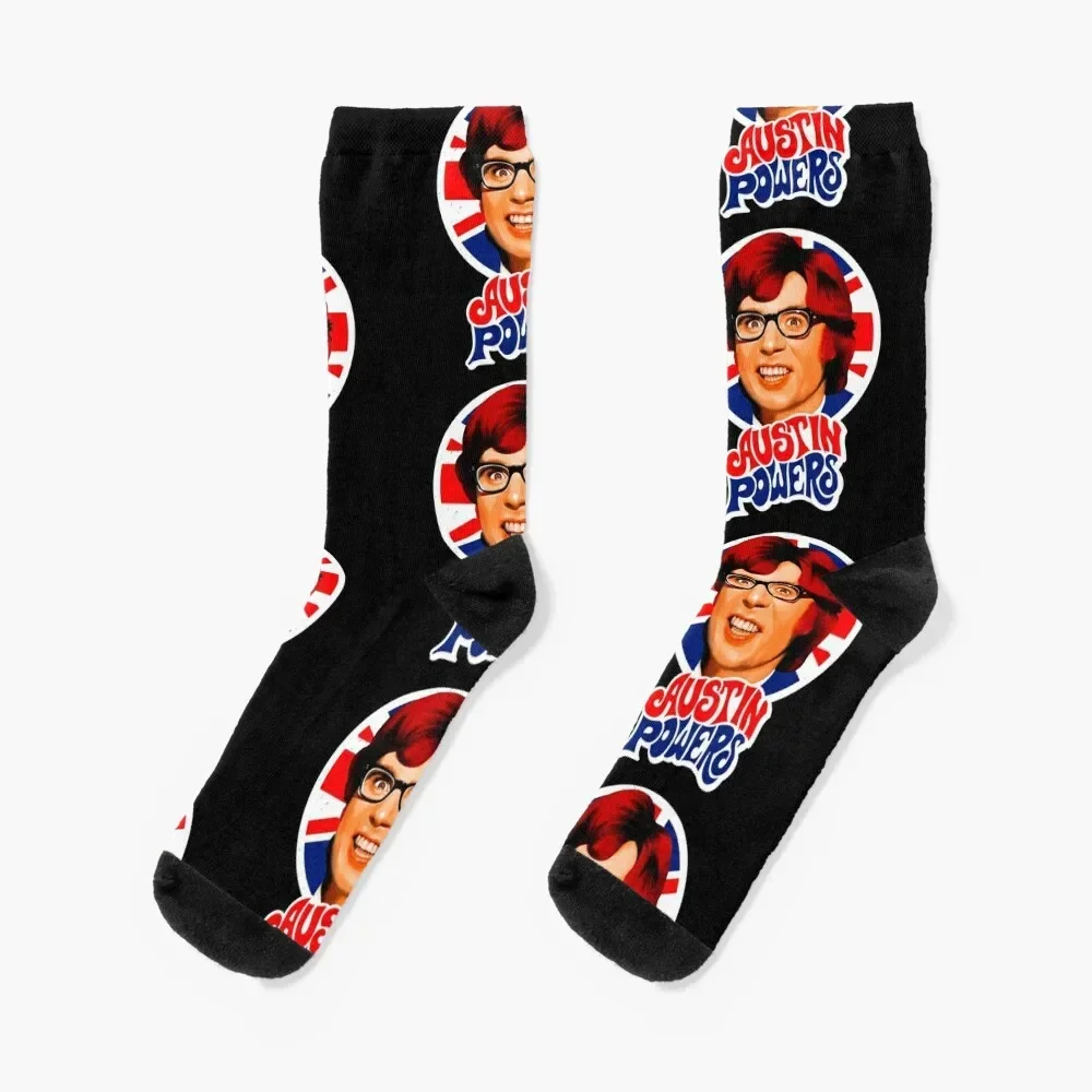 

Austin powers Socks custom halloween custom sports winter gifts Socks Female Men's