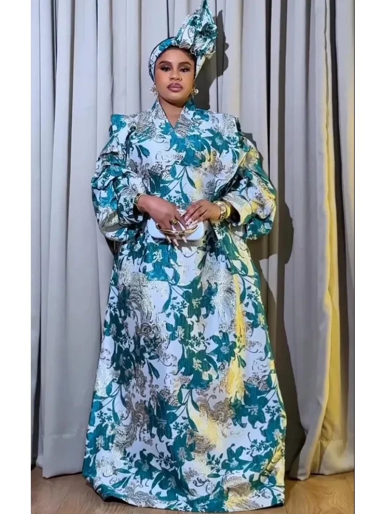 

plus Size African Kaftan Dress Women's Wedding Party Djellaba Fashion Gown Turkey Dashiki Clothing Ethnic African Dresses