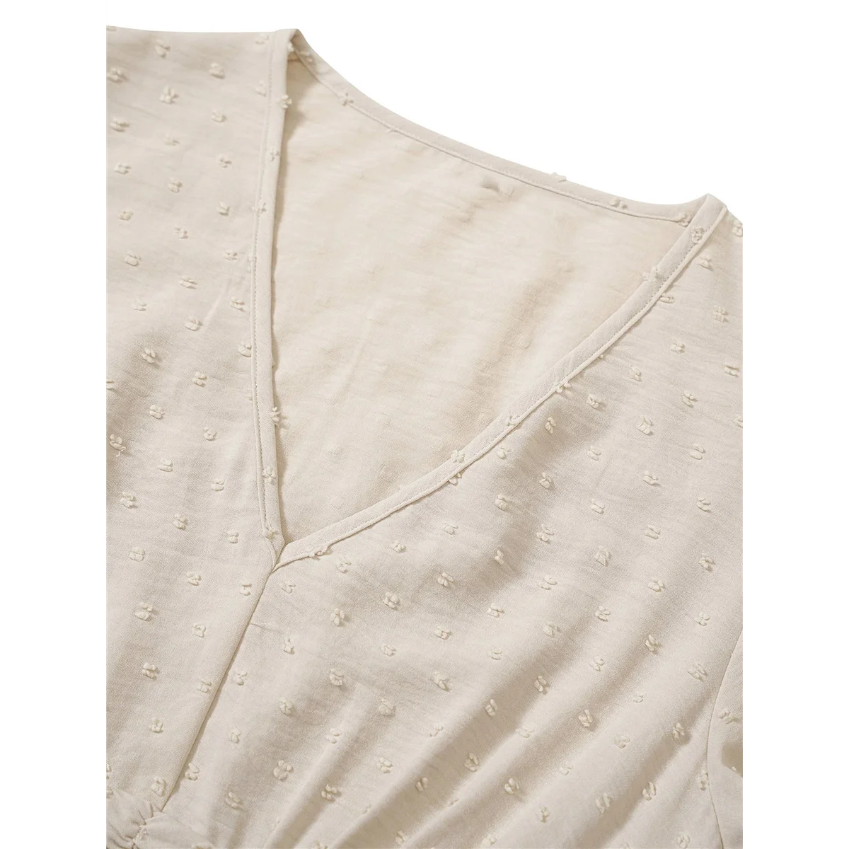 Dames zomerjurk met V-hals 2025, ruchemouwen, Zwitserse stip, Boho, vloeiende strandfeest, lange maxi-cocktailjurken