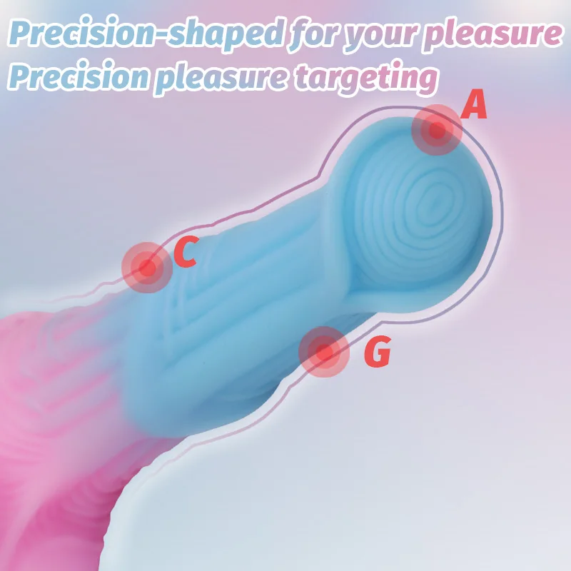 Anal Plug Blue Pink Horse Cock Monster Dildo Anal Dilator Female Vagina Buttocks G-Spot Stimulation Masturbator SM Adult Sex Toy view 5