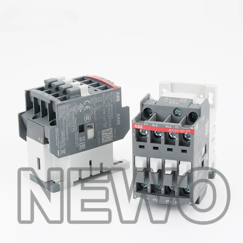 Original ABB AX09 Series AC Contactor AX09-30-10 AX09-30-01 AX12-30-10 AX12-30-01 AX18-30-10 AX18-30-01 AX25-30-10 AX25-30 -01