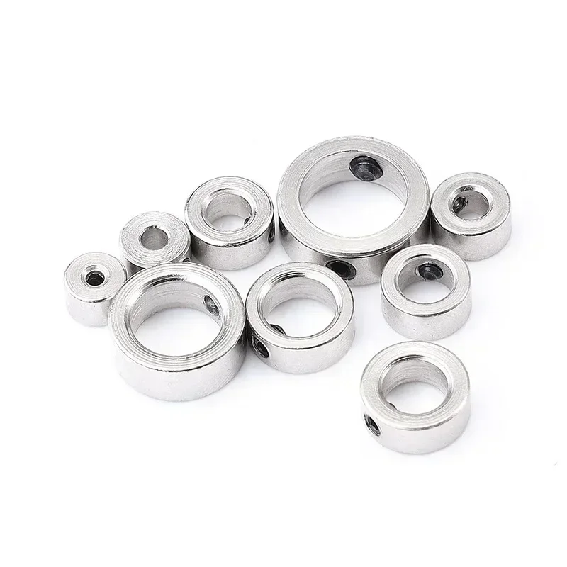 2/10pcs Adjustable Drill Depth Stop Bit Collar Set Bit Positioner Limit Ring Allen Wrench Tighten The Stopper Woodworking Tool