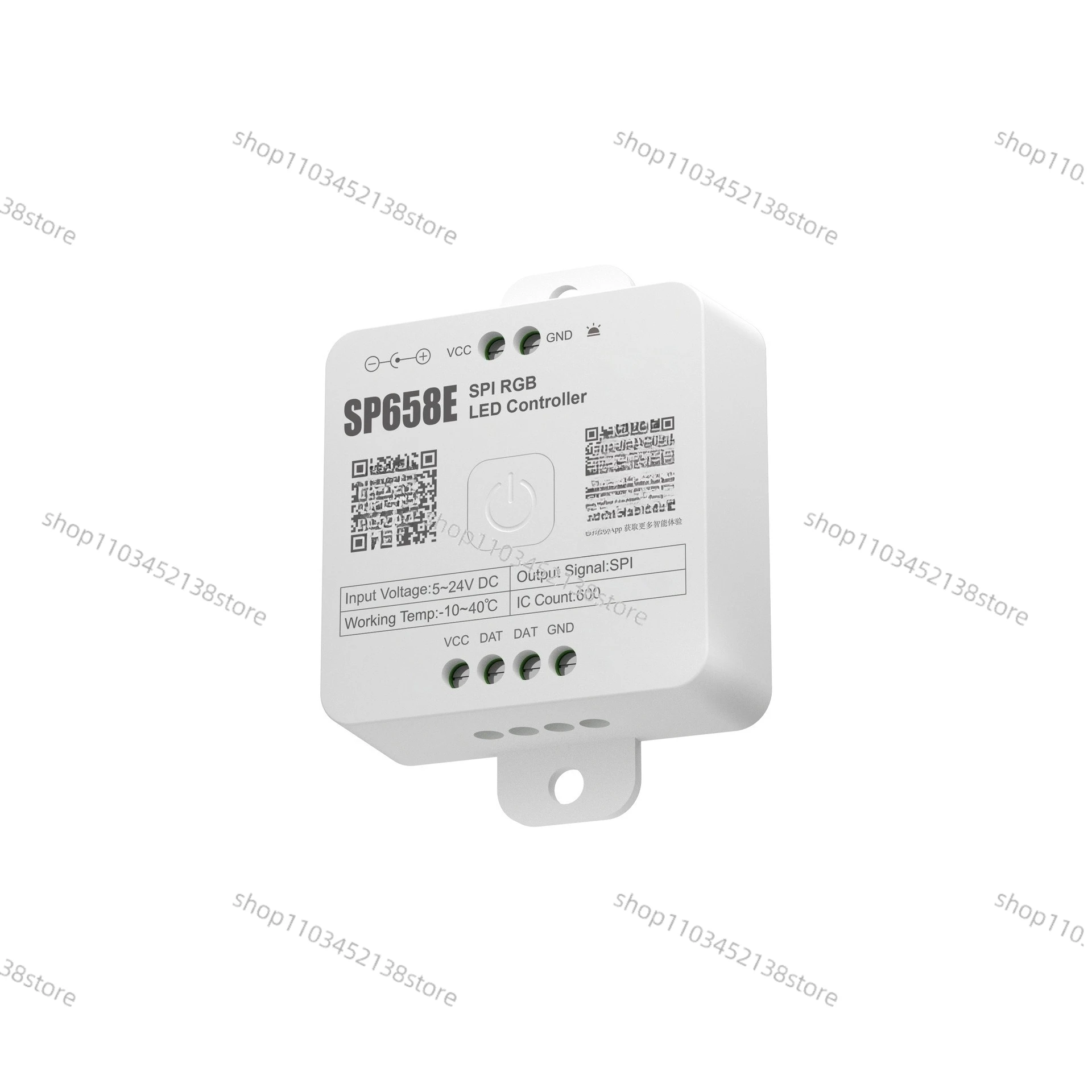 

SP658E Symphony RGB Bluetooth Music Controller Voice Dual APP Controller 5-24V