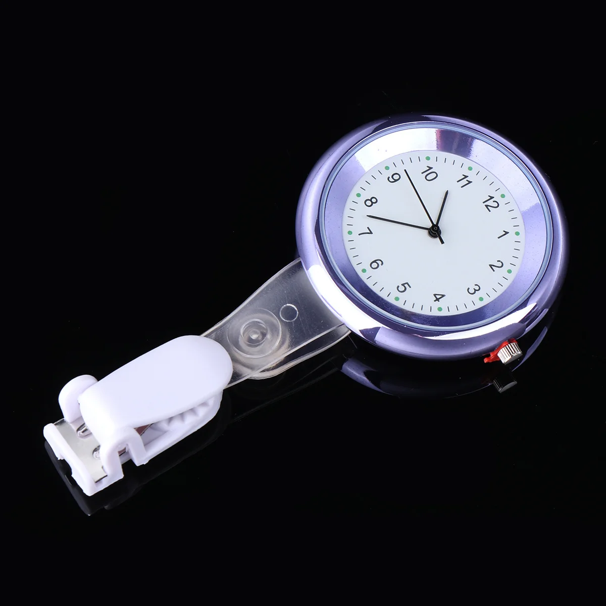 

Colorful Alloy Fob Watch For Nurses Doctors Durable Quartz Pocket Timepiece Medical Gift Small Dial Nurse Watch Portable