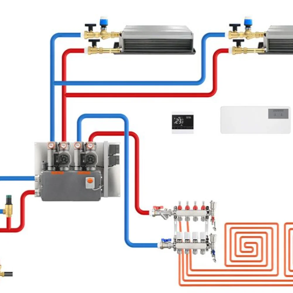 

Efficient Air Vent 1 inch Exhaust Valve for Heating Manifold Water Distributor with Automatic Air Release Function