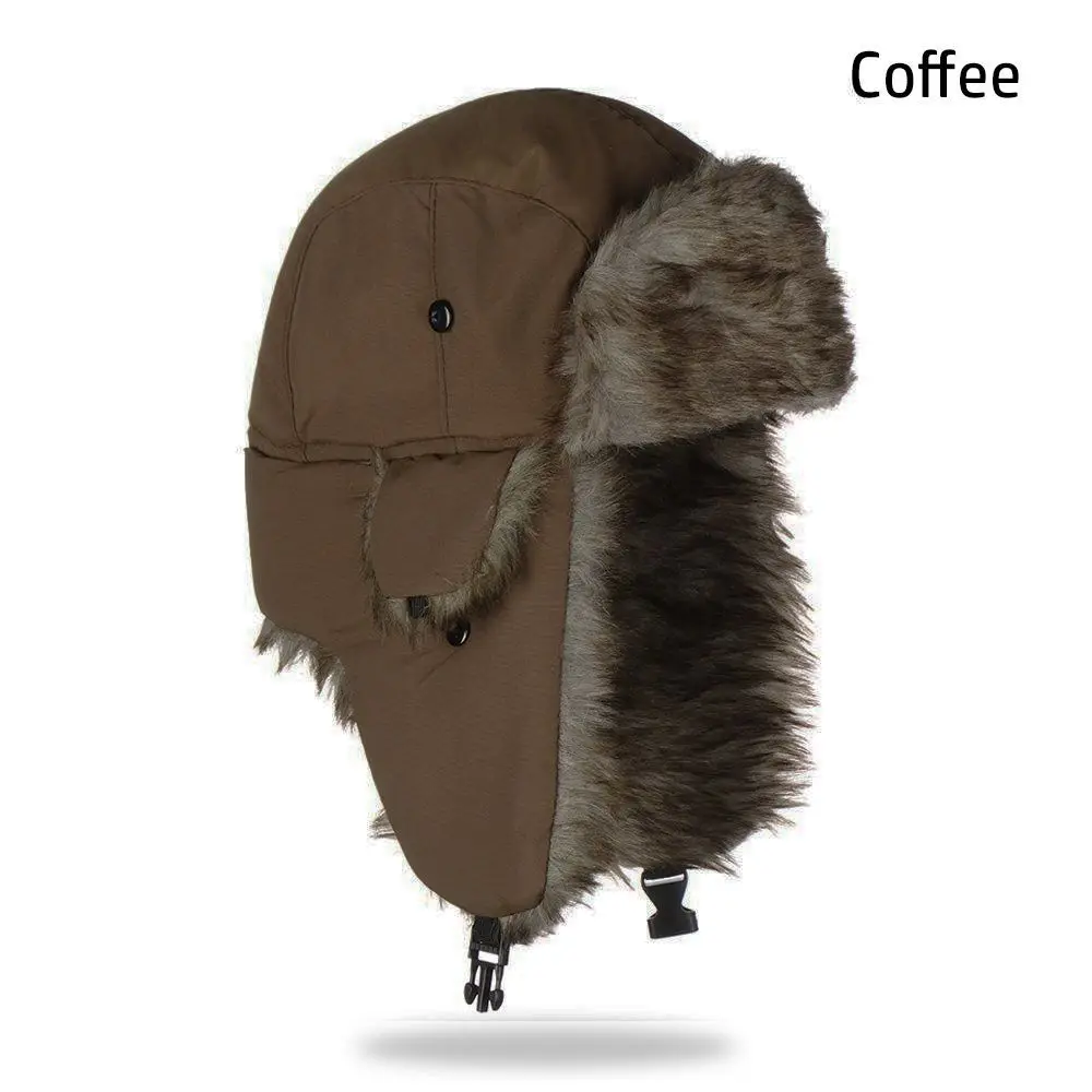 Unisex Men Women Russian Hat Trapper Bomber Warm Trooper Ear  display picture 3
