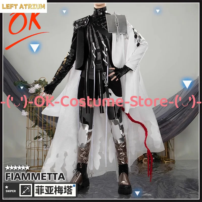 

[Customized Size] Arknights Judgment Day Fiammetta Cosplay Costume Game Character Outfit Halloween Carnival Party Uniform Suit