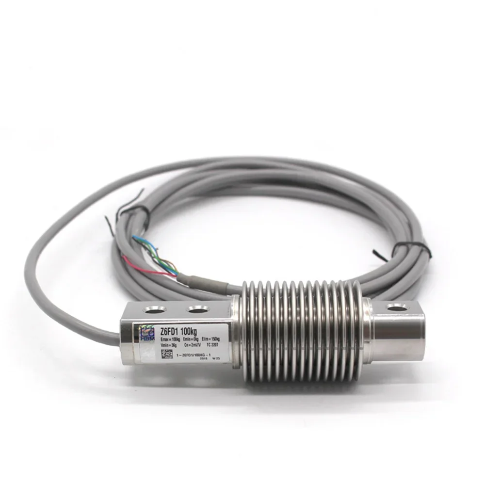Hot Sale Z6FD1 50kg 100kg 200kg 500kg Bellows Type Load Cell D1 Grade Stainless Steel Weighing Sensor