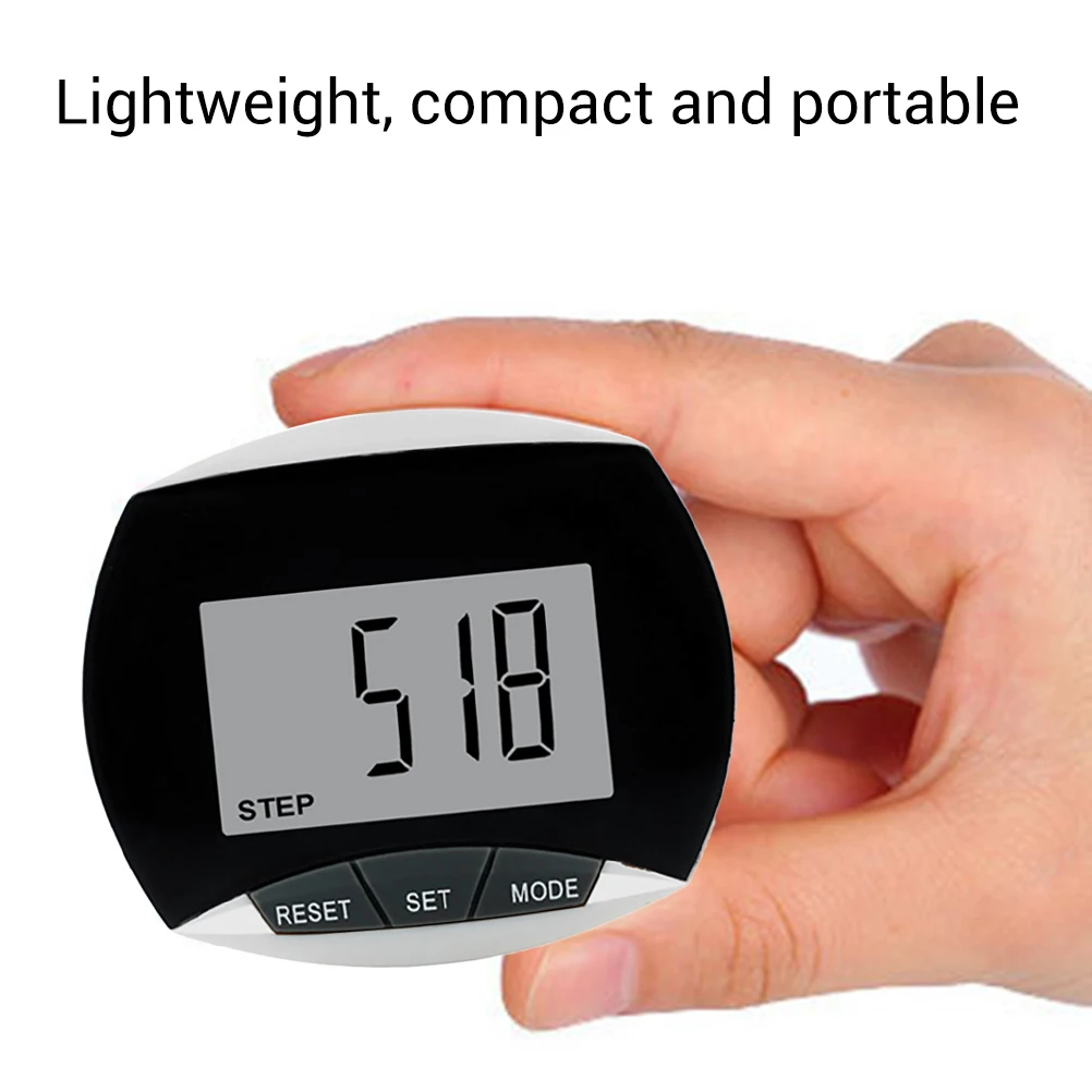 Pedometer Walking Step Counter with Belt Clip Multi-functional Pedometer LCD Display Fitting Exercise Accessory