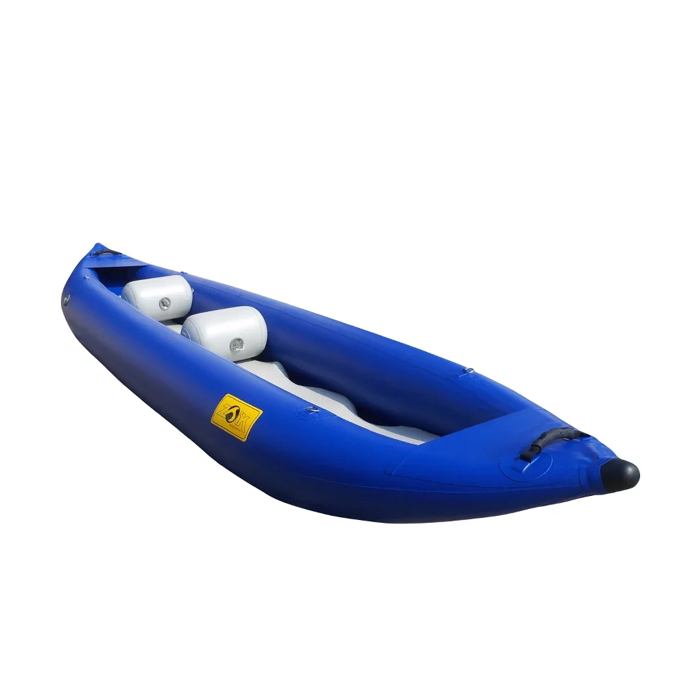 1 Person Drop Stitch Foldable Canoe Boat Whitewater Sea Inflatable Kayak With Accessories