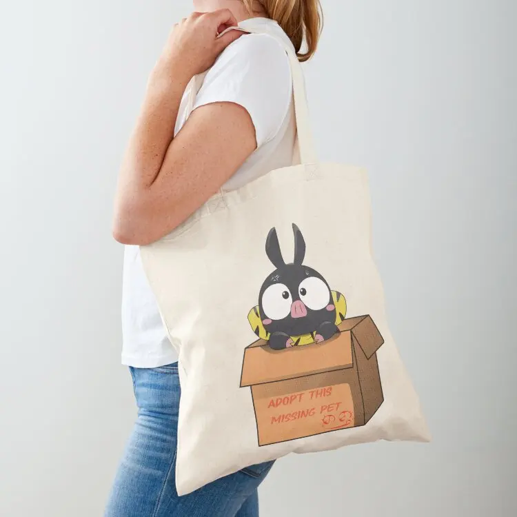 

adopt this missing pet Tote Bag Handbags Candy bags shopper bag woman Canvas shoulder bag