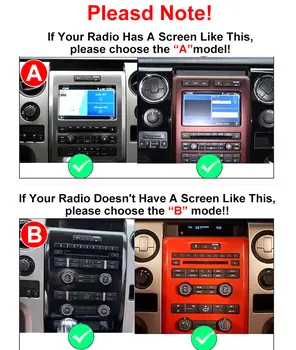 適用於福特F150猛禽(2009-2012)的12.1吋安卓14 CarPlay豎屏車載GPS導航多媒體播放器收音機一體機,支援WiFi和4G網絡 6 最佳銷售 福特F150螢幕 - №4