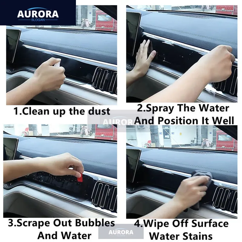 أزرار تروس واقية شفافة من البولي يمن ، فيلم إصلاح مضاد للخدش ، ملحقات لفولكس فاجن تيجوان اتلياس