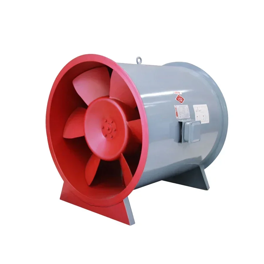 Industrial Fire Fighting HTF Series Ventilation Fan Axial Flow Type Fire Smoke Exhaust Fan