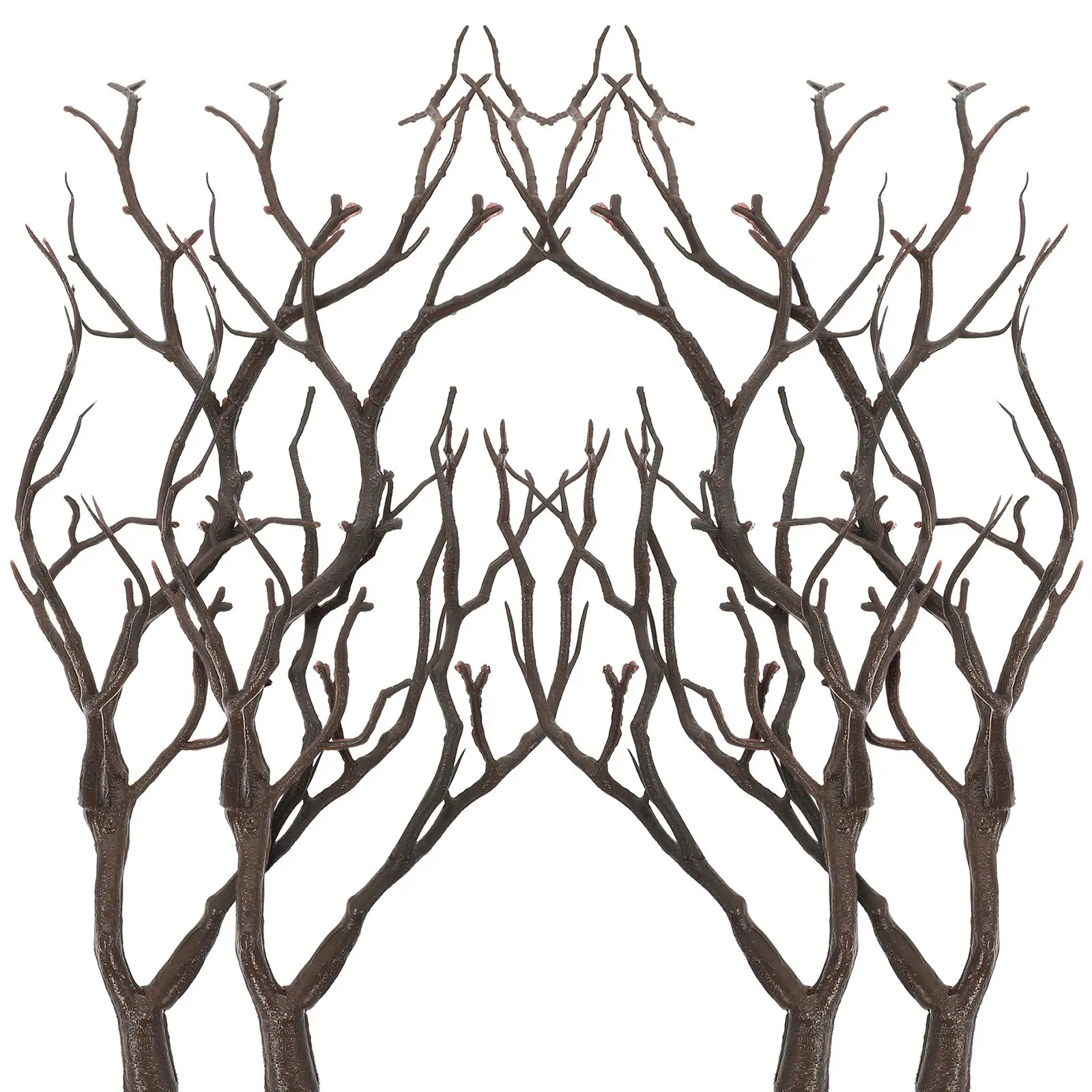 

2 Pcs Black Artificial Coral Branches for Vase Decor Plastic Layout Props Lifelike Dry Tree Stems Home Accessories