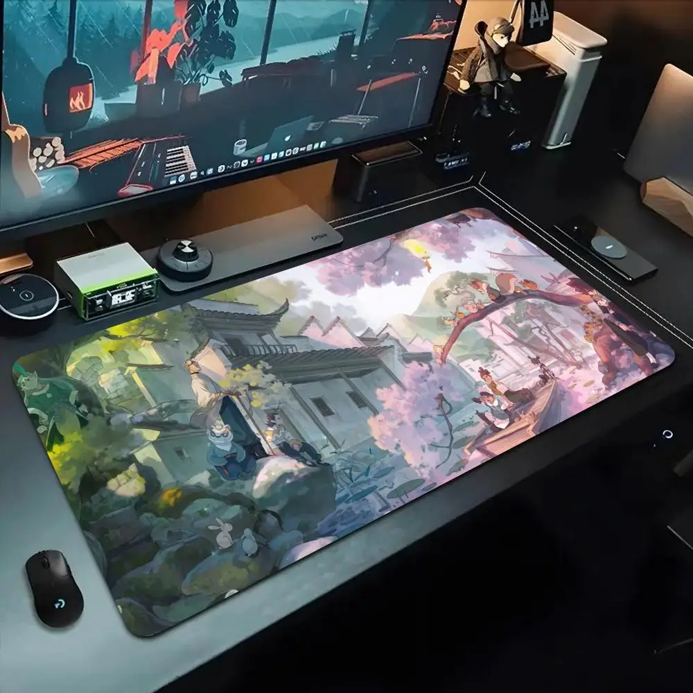 

Коврик для мыши Legend Luoxiaohei 500x1000 мм, большой игровой коврик для мыши, геймерский коврик XL, резиновый коврик для клавиатуры, коврик для ноутбука, настольный коврик