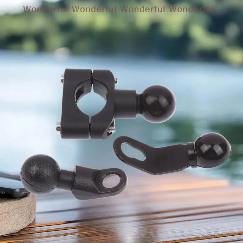 

Convenient 2.3cm Ball Clamp Bracket for PJ10/PJ13/PJ18, Motorcycle Handlebar Mount Phone Holder Kit