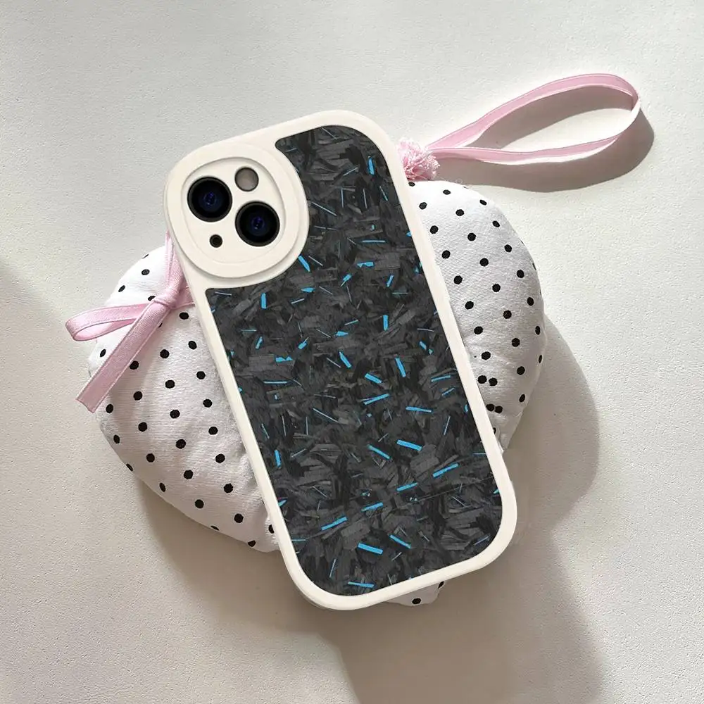 مزورة ألياف الكربون نمط بو الجلود حالة الهاتف آيفون 16 15 14 13 12 11 برو ماكس زائد عودة Fundas