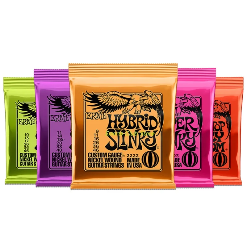 مجموعة من 6 أوتار جديدة من جيتار Ernie Ball 2222 9-11-16-26-36-46 هجين فاتن