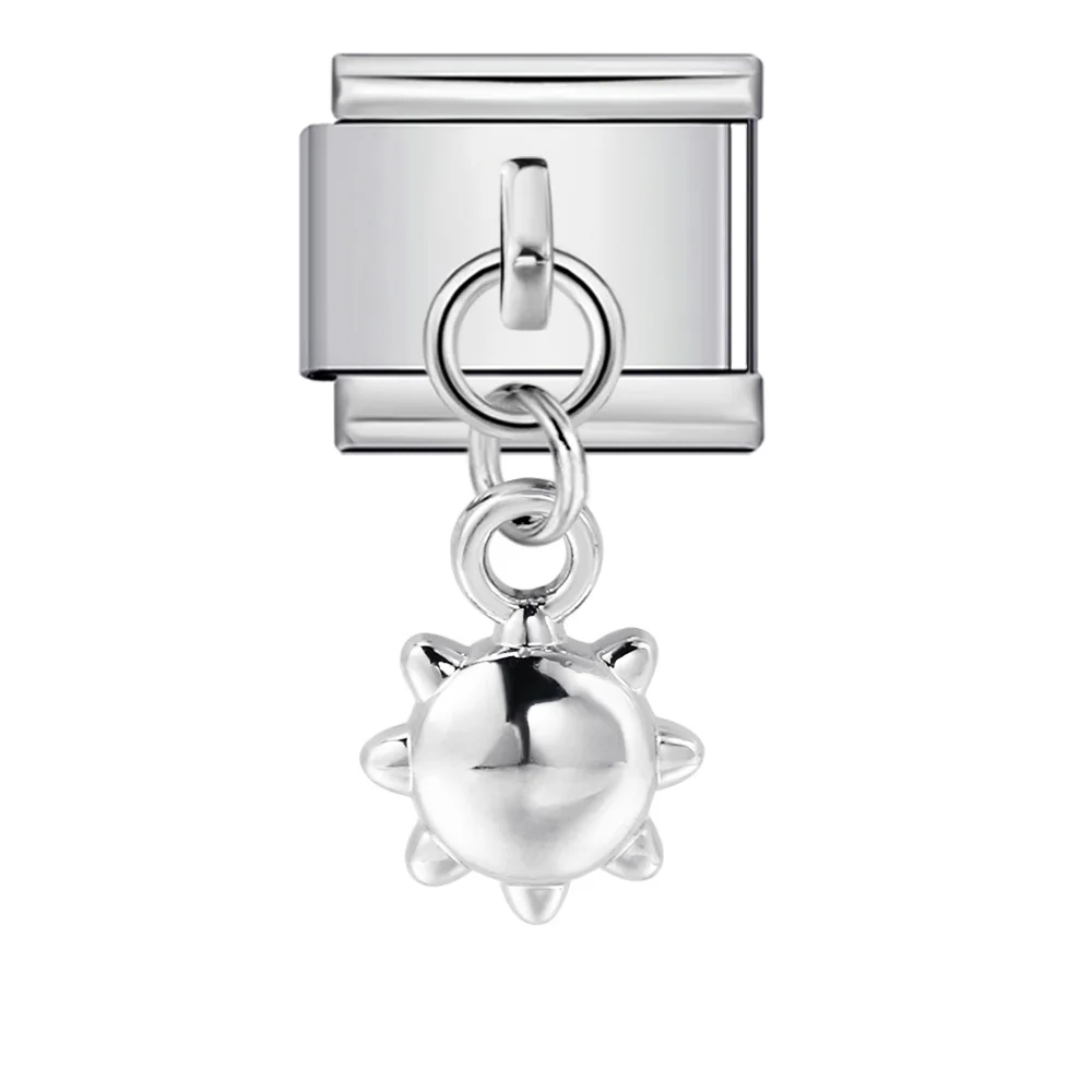 Männer Frauen Mode Augen Sonne Mond Stern Schmetterling Anhänger Italienische Charm Links Fit 9mm Edelstahl Armband DIY Herstellung von Schmuck – Detail 2