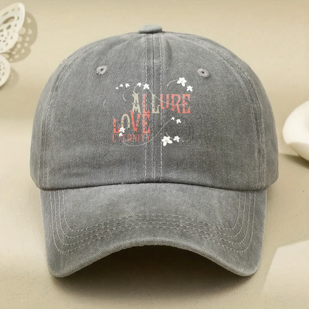 ALLURE LOVE الأمريكية الرجعية الاتجاه غير الرسمي القديم قبعة بيسبول تنوعا ارتداء بسيط عادية قبعة غسلها قبعة رعاة البقر BestGift UNITED #2