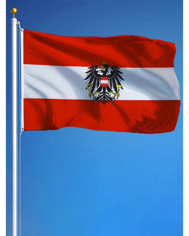 

60x90cm 90x150 Austria National Emblem Flag Banner Tapestry