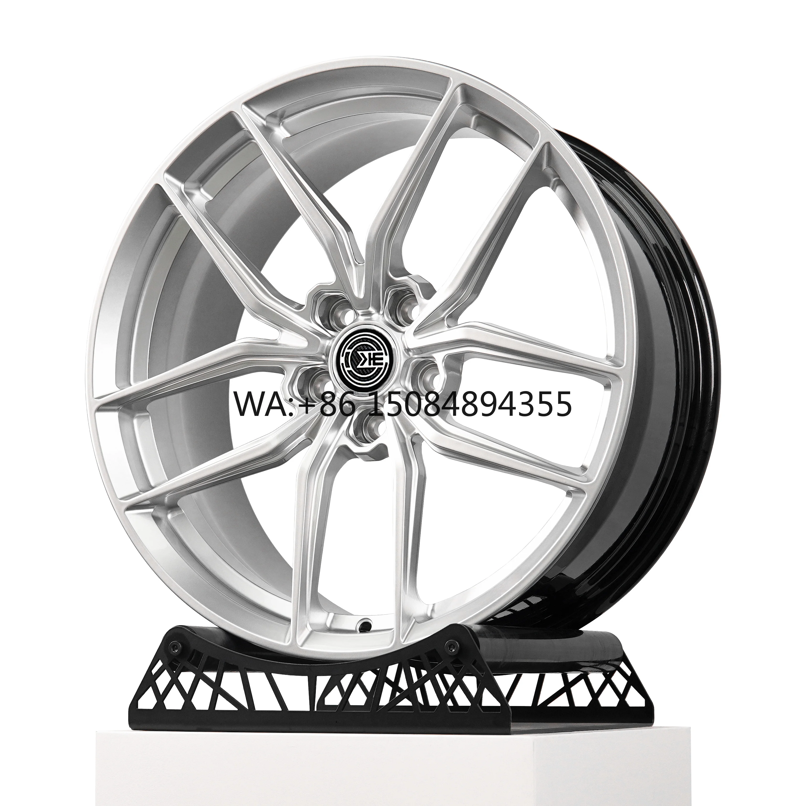 

Flower T6061 Forged Bright Silver Wheel Lightweight OEM Custom Hub Alloy Rim