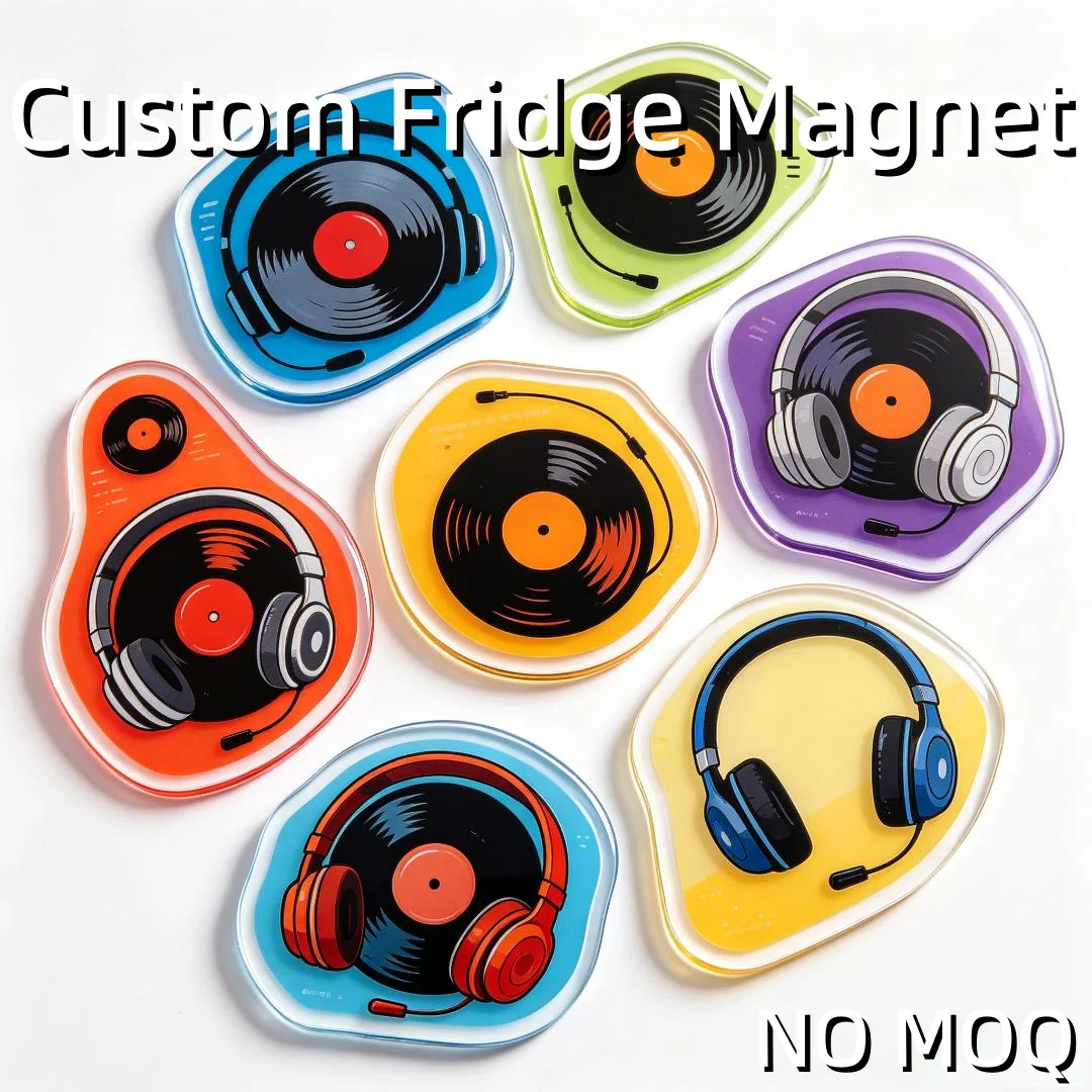 Wholesale Custom Acrylic Fridge Magnet Cartoon Anime Printed Fridge Magnets Personalized Logo Promotional Gifts Fridge Magnet