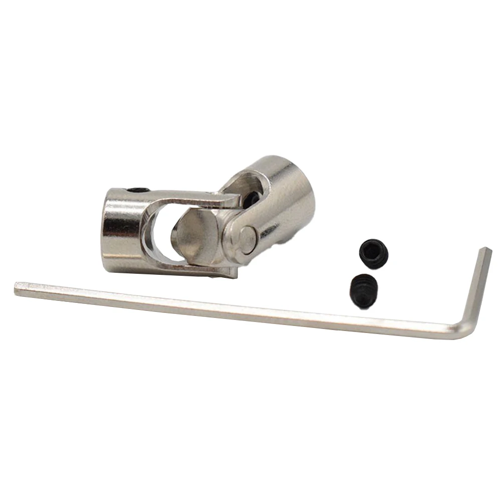 2-Pack 8mm Rotating Joint Set for Interfacing Steering Shafts in RC Models and Mechanical Systems Requiring Full Turn