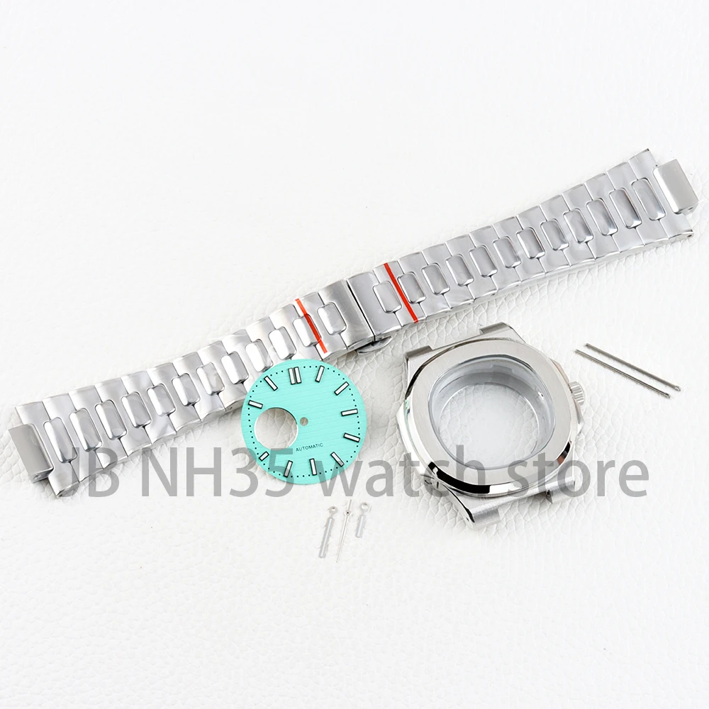 40mm Nh35 Watch Case For Nautilus NH35 NH36 NH38 Movement 29.8mm Dial Waterproof 316L Stainless Steel Modification Accessories