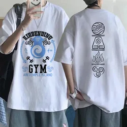 Hip Hop Vintage Tees Tops Appa Yip Casual Tshirt Avatar The Last Airbender Harajuku Shirt Fashion Mange T-shirt Y2k Streetwear