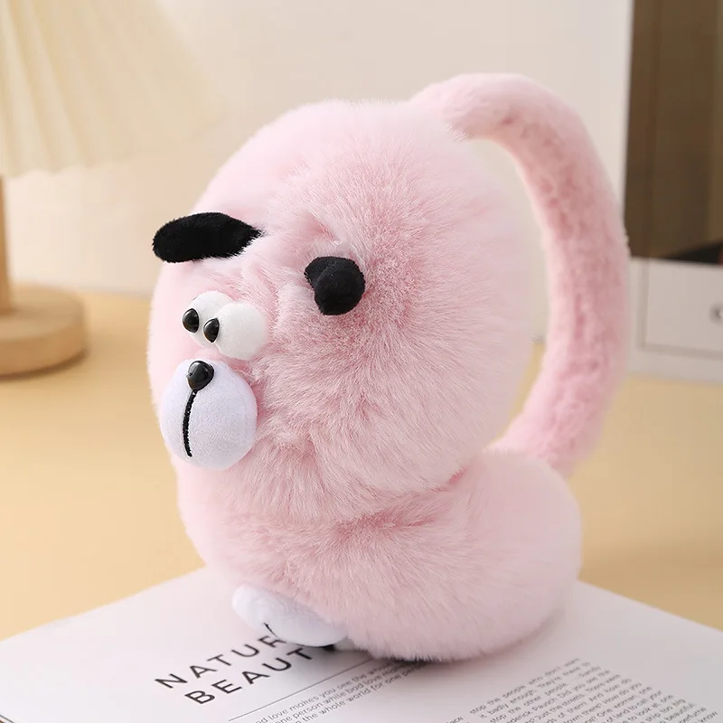 1pcs2024 غطاء أذن دافئ جديد واقي أذن شتوي النسخة الكورية من غطاء الأذن الصغير الكرتوني اللطيف