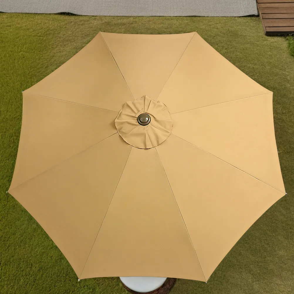 Outdoor Sunshade Patio Umbrella Replacement Canopy Large Diameter Top Cover for Garden Backyard Pool Umbrella Shade Replacement