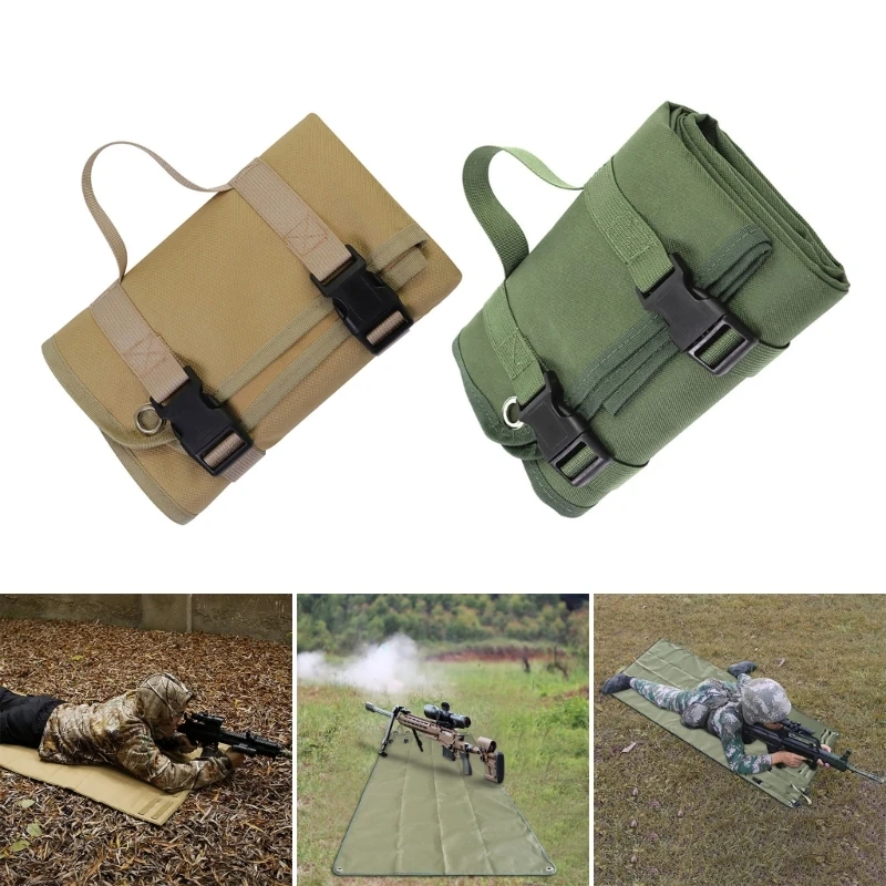 Outdoor Tactical Shooting Training Mat, Portable Roll Up Mat, Waterproof, Foldable Camping Pad, Non-Slip, Durable