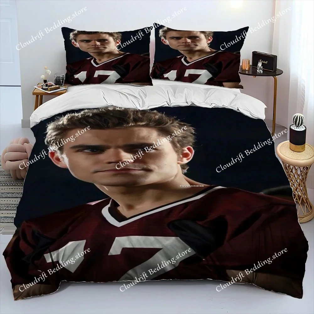 

New Movie The Vampire Diaries Bedding Set Single Twin Full Queen King Size Bed Set Adult Kid Bedroom Duvetcover Set Home Textile