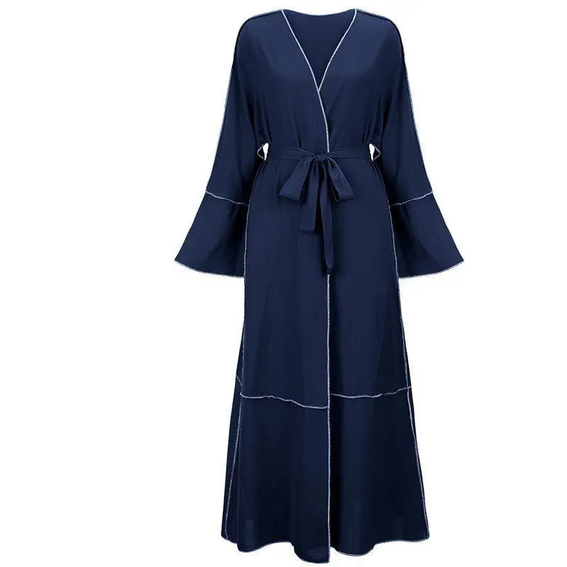 Faionable Muslim Cross-Border Ktan a Open Cardigan Damenbekleidung Ele Long Dr Dubai Sle Herbst 2025