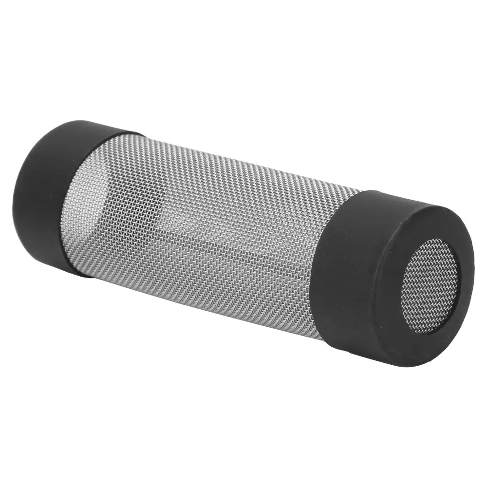 Stainless Steel Aquarium Filter Cover Inflow Guard Metal Mesh Fish Intake Strainer Internal Diameter 18mm Mesh Net