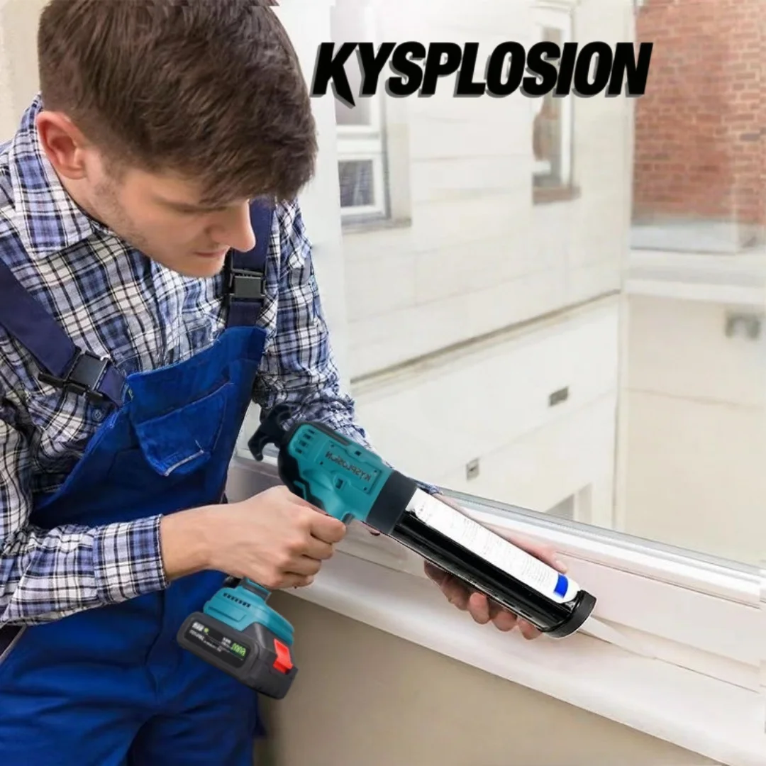 

Электрический клеевой пистолет, подходит для аккумулятора Makita 18 В, электрический швейный клей, инструмент, клей для стекла, пистолет для уплотнения, 4 скорости, беспроводные двери и окна