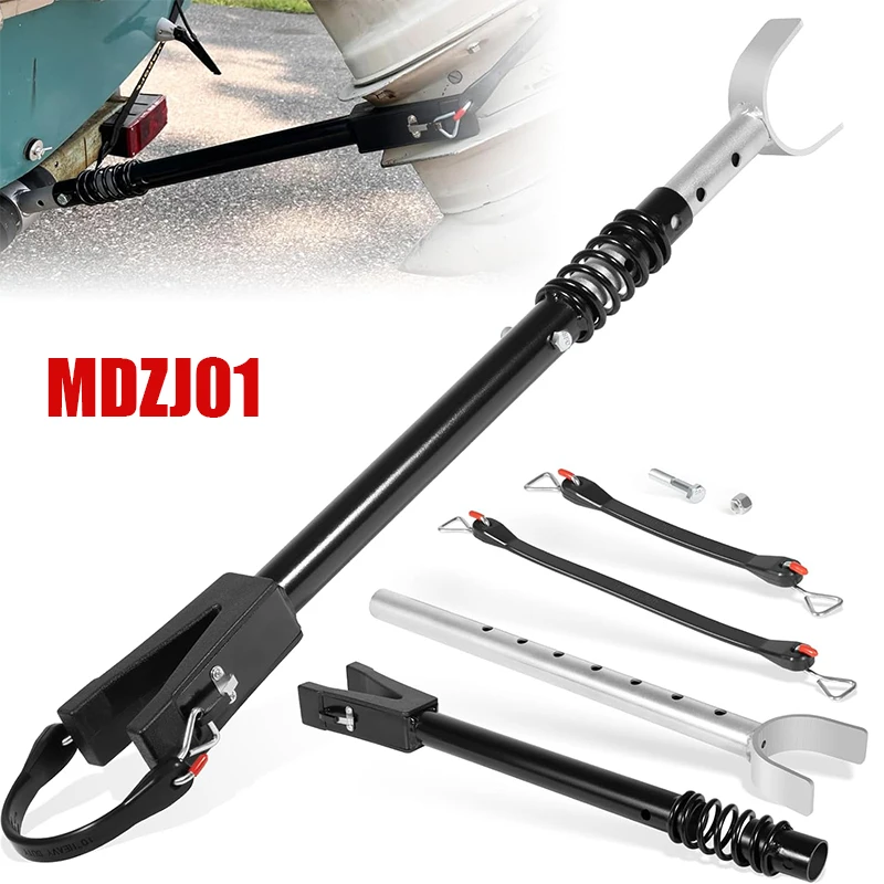 heavy-duty-boat-transom-saver-for-most-outboard-motors-up-to-150hp-2027”-to-307”-adjustable-outboard-motor-support-bracket